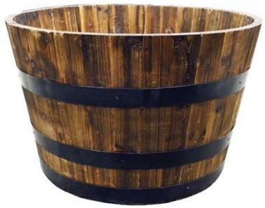 Wooden Whiskey Barrels