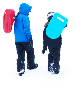 Kids with Zipfy Sled