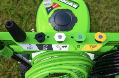 Greenworks Pro 2300-PSI 14 Amp 2.3-GPM Electric Pressure Washer Nozzles