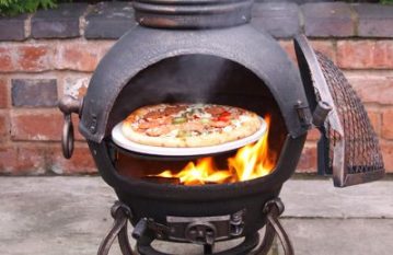 Pizza on Chiminea